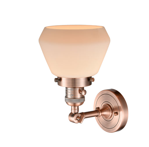 Innovations - 203SW-AC-G171 - One Light Wall Sconce - Franklin Restoration - Antique Copper