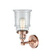 Innovations - 203SW-AC-G182 - One Light Wall Sconce - Franklin Restoration - Antique Copper