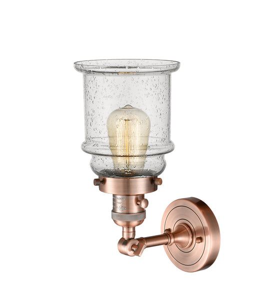 Innovations - 203SW-AC-G184 - One Light Wall Sconce - Franklin Restoration - Antique Copper