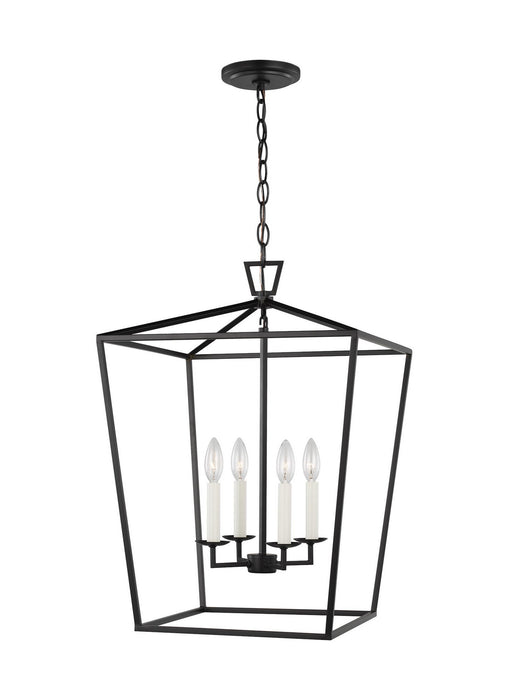 Generation Lighting - 5392604-112 - Four Light Lantern - Dianna - Midnight Black