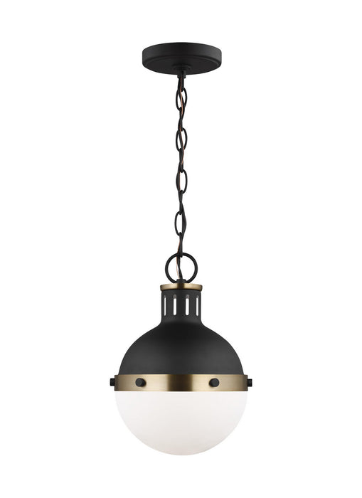 Generation Lighting - 6177101-112 - One Light Mini Pendant - Hanks - Midnight Black
