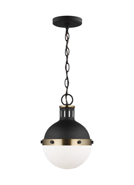 Generation Lighting - 6177101-112 - One Light Mini Pendant - Hanks - Midnight Black