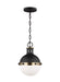 Generation Lighting - 6177101-112 - One Light Mini Pendant - Hanks - Midnight Black