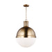 Generation Lighting - 6677101EN3-848 - One Light Pendant - Hanks - Satin Bronze