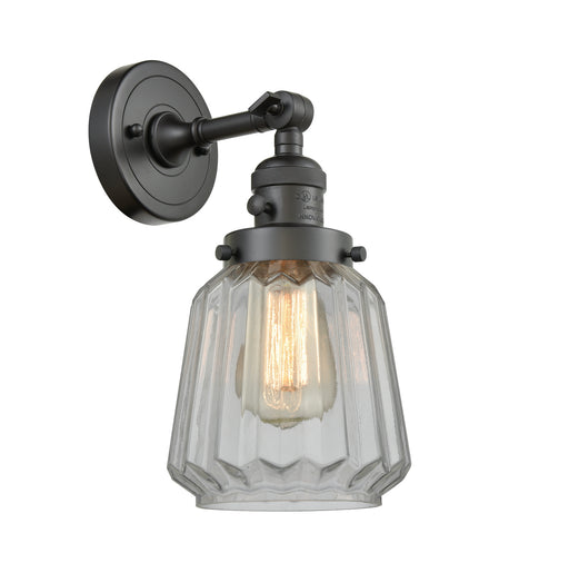 Innovations - 203SW-OB-G142 - One Light Wall Sconce - Franklin Restoration - Oil Rubbed Bronze