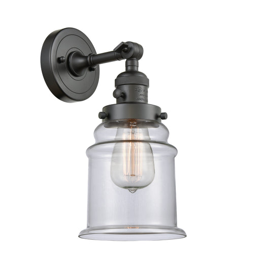 Innovations - 203SW-OB-G182 - One Light Wall Sconce - Franklin Restoration - Oil Rubbed Bronze