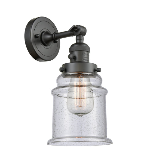 Innovations - 203SW-OB-G184 - One Light Wall Sconce - Franklin Restoration - Oil Rubbed Bronze