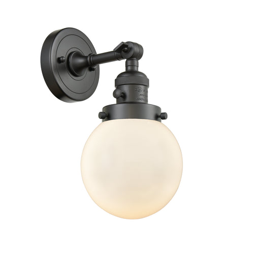 Innovations - 203SW-OB-G201-6 - One Light Wall Sconce - Franklin Restoration - Oil Rubbed Bronze