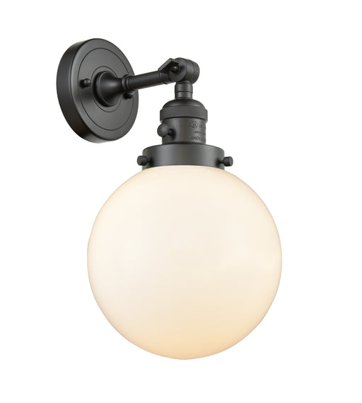 Innovations - 203SW-OB-G201-8 - One Light Wall Sconce - Franklin Restoration - Oil Rubbed Bronze