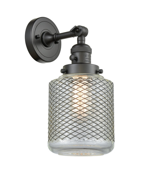 Innovations - 203SW-OB-G262 - One Light Wall Sconce - Franklin Restoration - Oil Rubbed Bronze