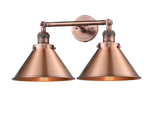 Innovations - 208L-AC-M10-AC-LED - LED Bath Vanity - Franklin Restoration - Antique Copper