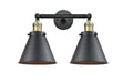 Innovations - 208L-BAB-M13-BK - Two Light Bath Vanity - Franklin Restoration - Black Antique Brass