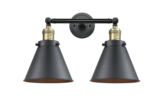 Innovations - 208L-BAB-M13-BK-LED - LED Bath Vanity - Franklin Restoration - Black Antique Brass