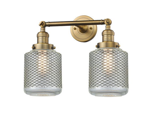 Innovations - 208L-BB-G262 - Two Light Bath Vanity - Franklin Restoration - Brushed Brass