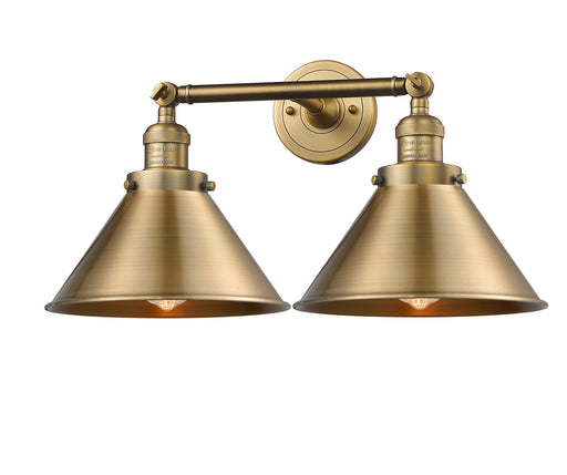 Innovations - 208L-BB-M10-BB-LED - LED Bath Vanity - Franklin Restoration - Brushed Brass