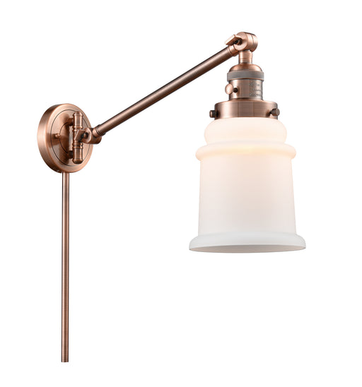 Innovations - 237-AC-G181-LED - LED Swing Arm Lamp - Franklin Restoration - Antique Copper