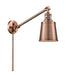 Innovations - 237-AC-M9-AC-LED - LED Swing Arm Lamp - Franklin Restoration - Antique Copper