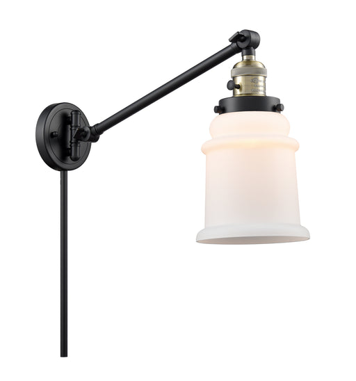 Innovations - 237-BAB-G181-LED - LED Swing Arm Lamp - Franklin Restoration - Black Antique Brass