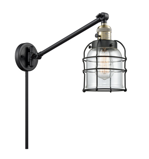 Innovations - 237-BAB-G52-CE-LED - LED Swing Arm Lamp - Franklin Restoration - Black Antique Brass