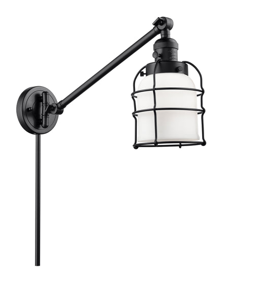 Innovations - 237-BK-G51-CE-LED - LED Swing Arm Lamp - Franklin Restoration - Matte Black