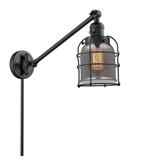 Innovations - 237-BK-G53-CE-LED - LED Swing Arm Lamp - Franklin Restoration - Matte Black