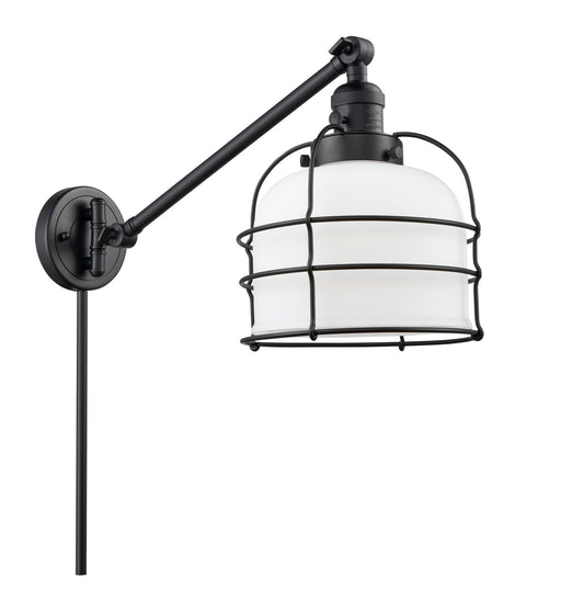 Innovations - 237-BK-G71-CE-LED - LED Swing Arm Lamp - Franklin Restoration - Matte Black