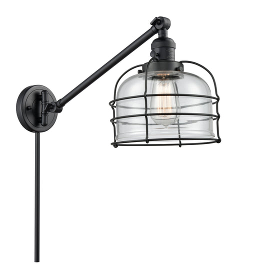 Innovations - 237-BK-G72-CE-LED - LED Swing Arm Lamp - Franklin Restoration - Matte Black