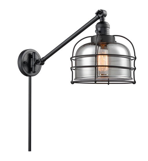 Innovations - 237-BK-G73-CE-LED - LED Swing Arm Lamp - Franklin Restoration - Matte Black