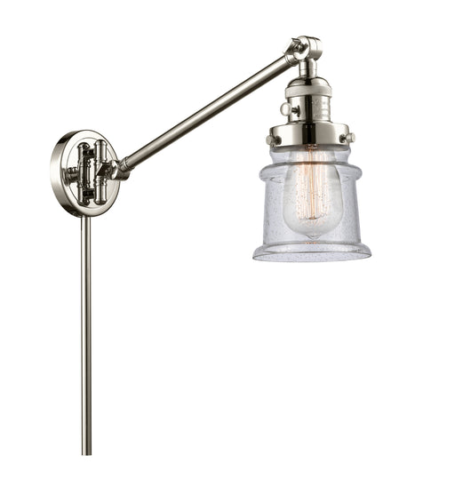 Innovations - 237-PN-G184S-LED - LED Swing Arm Lamp - Franklin Restoration - Polished Nickel