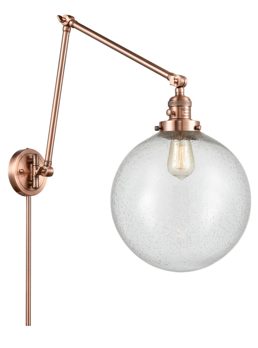 Innovations - 238-AC-G204-12 - One Light Swing Arm Lamp - Franklin Restoration - Antique Copper