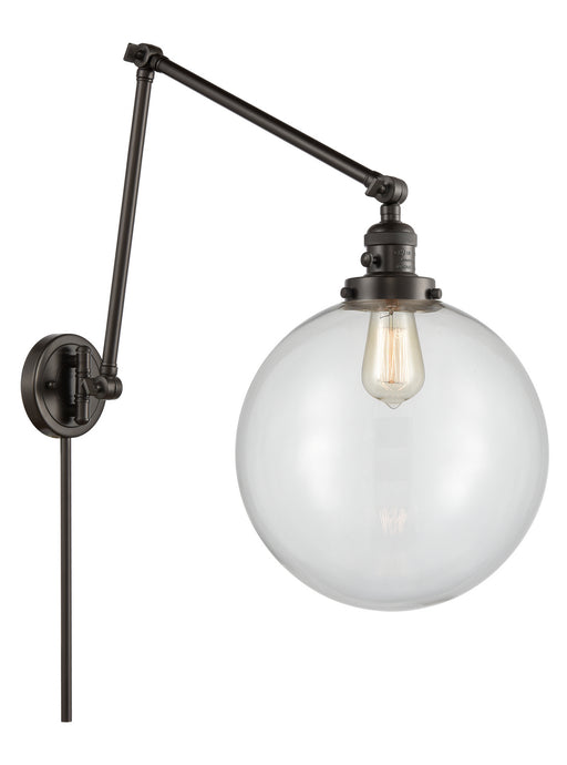Innovations - 238-OB-G202-12 - One Light Swing Arm Lamp - Franklin Restoration - Oil Rubbed Bronze