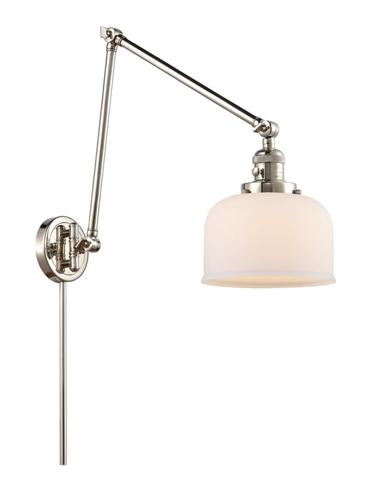 Innovations - 238-PN-G71 - One Light Swing Arm Lamp - Franklin Restoration - Polished Nickel