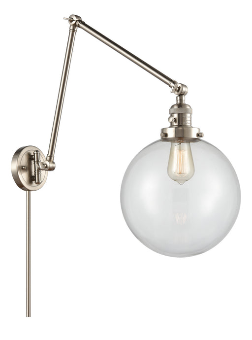 Innovations - 238-SN-G202-10 - One Light Swing Arm Lamp - Franklin Restoration - Brushed Satin Nickel