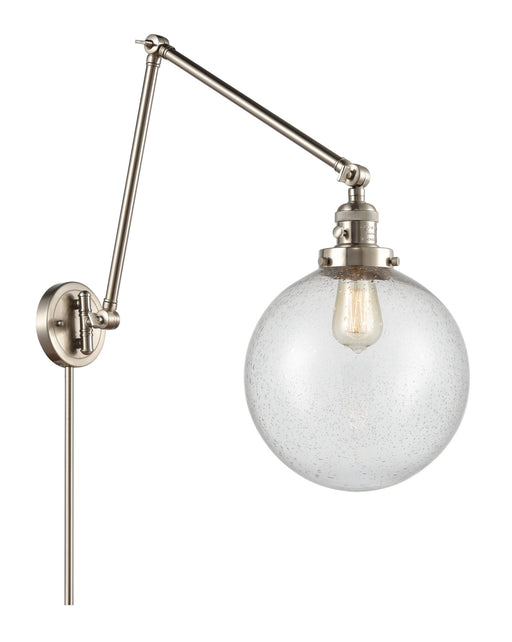 Innovations - 238-SN-G204-10 - One Light Swing Arm Lamp - Franklin Restoration - Brushed Satin Nickel