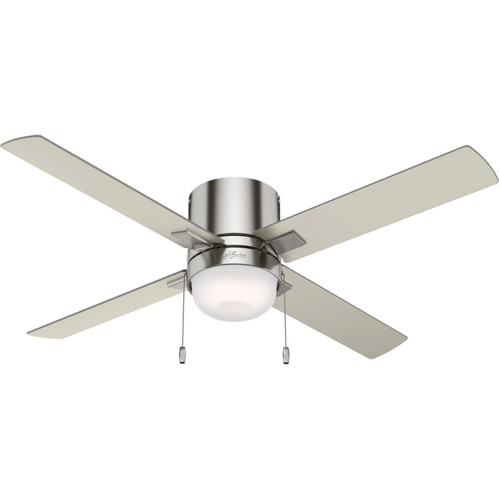 Hunter 52" Minikin Ceiling Fan with LED Light Kit and Pull Chains