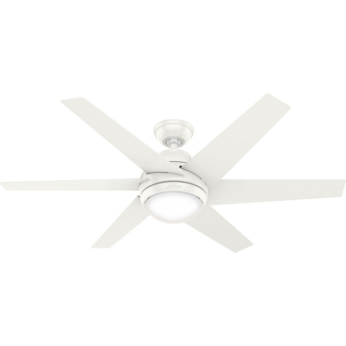 Hunter 52" Sotto Ceiling Fan with LED Light Kit and Handheld Remote