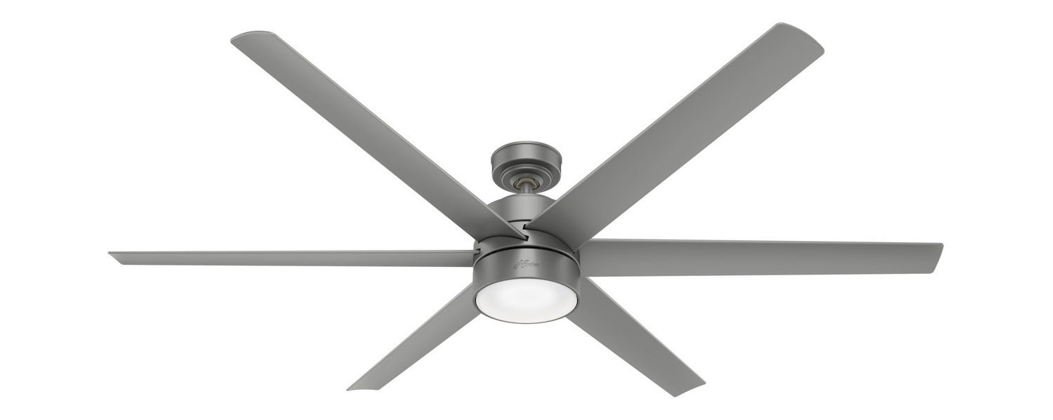 Hunter 72" Solaria Ceiling Fan with LED Light Kit and Wall Control