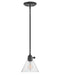 Hinkley - 3697BK-CL - One Light Pendant - Arti - Black with Clear glass