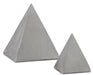 Currey and Company - 1200-0273 - Pyramid Set of 2 - Black Nickel