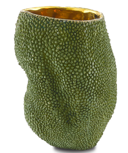 Currey and Company - 1200-0287 - Vase - Green/Gold