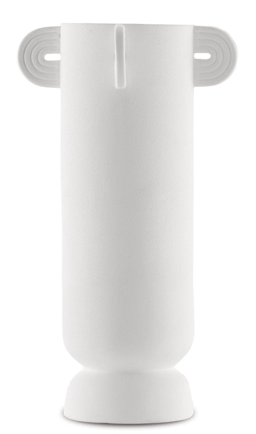 Currey and Company - 1200-0398 - Vase - Textured White
