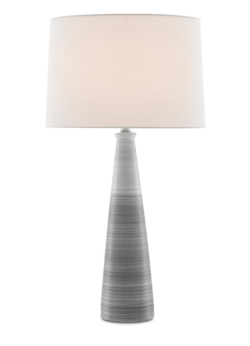 Currey and Company - 6000-0618 - One Light Table Lamp - Gray/White