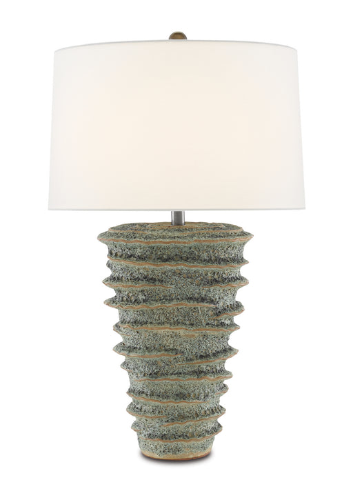Currey and Company - 6000-0682 - One Light Table Lamp - Green Moss