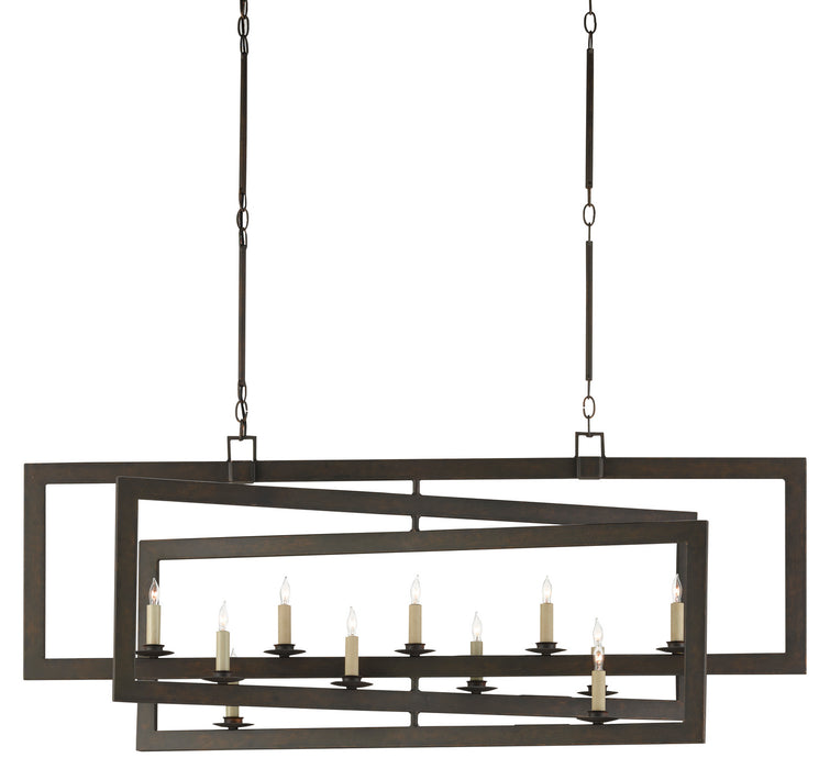 Currey and Company - 9000-0525 - 11 Light Chandelier - Bronze Gold