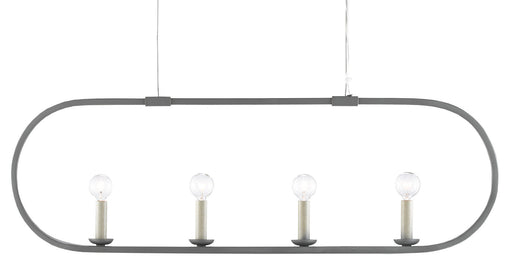 Currey and Company - 9000-0569 - Four Light Chandelier - Hiroshi Gray