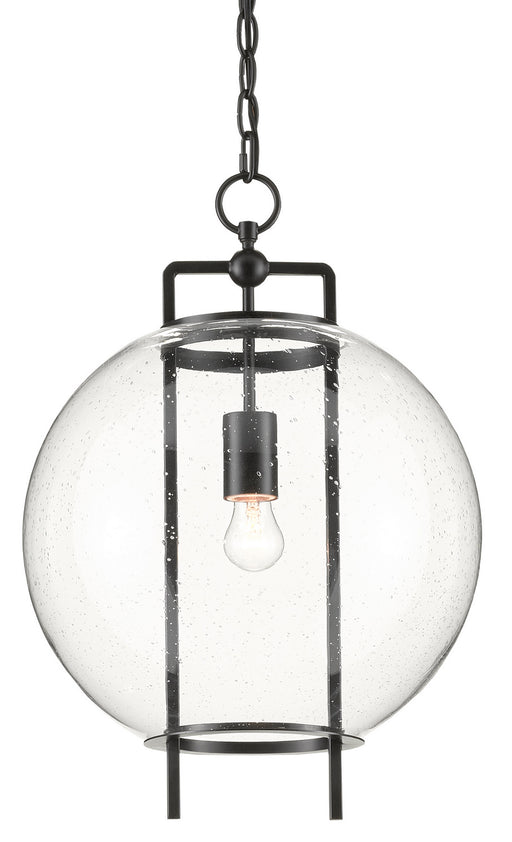 Currey and Company - 9000-0599 - One Light Pendant - Antique Black