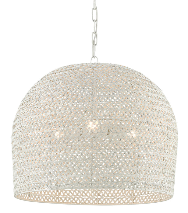 Currey and Company - 9000-0623 - Three Light Chandelier - White