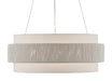 Currey and Company - 9000-0735 - Six Light Chandelier - Beige/Sugar White