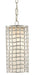 Currey and Company - 9000-0748 - One Light Pendant - Nickel