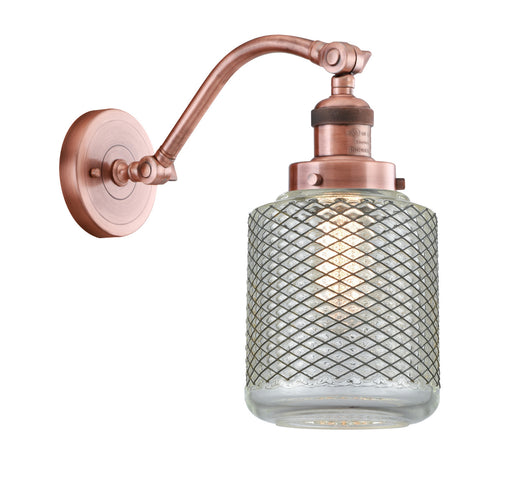 Innovations - 515-1W-AC-G262 - One Light Wall Sconce - Franklin Restoration - Antique Copper